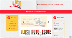 Desktop Screenshot of flash-auto-ecole.com